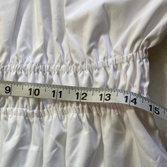 Nanette Lepore White Eyelet Peasant Dress - Picture 7 of 8